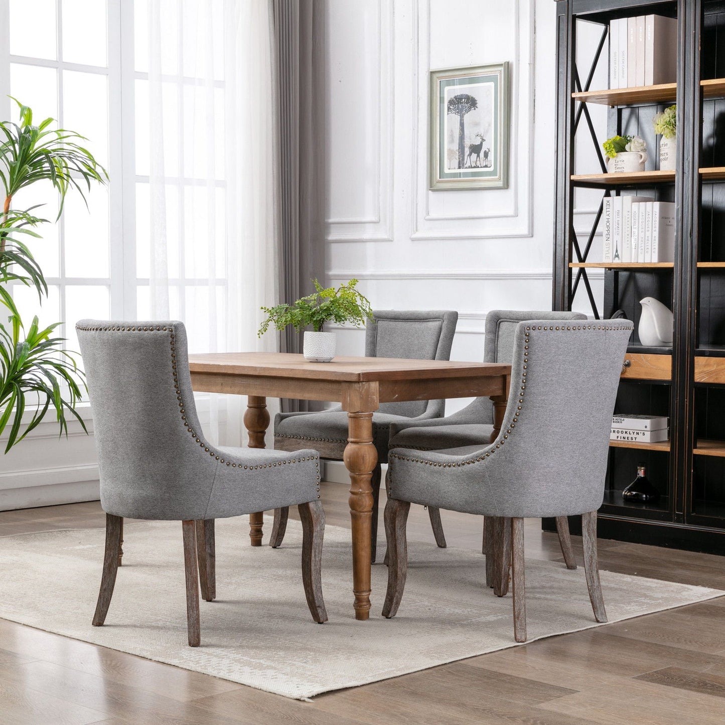 Ultra - Side Dining Chair, Nail Head (Set of 2)