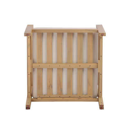 Acacia Wood Patio Furniture Club Chair with Soft Cushion