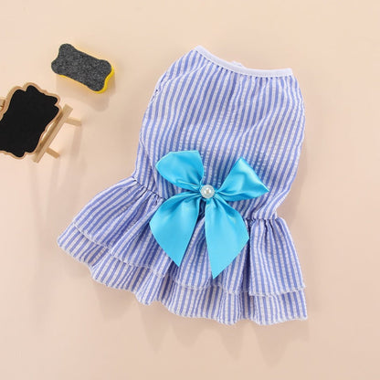 Pet-friendly Striped Fresh-layered Cake Skirt