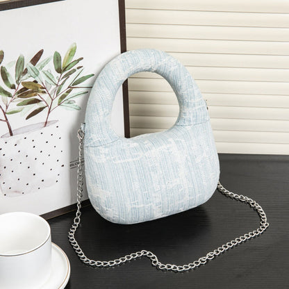 Women's Small Shoulder Bag, Versatile Magnetic Button Tote Evening Purse, Evening Bags for Women Formal