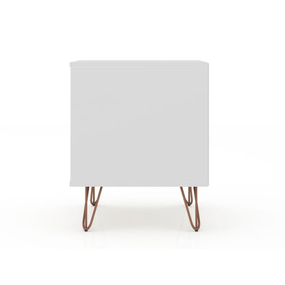Rockefeller - Nightstand With 2 Drawers - White