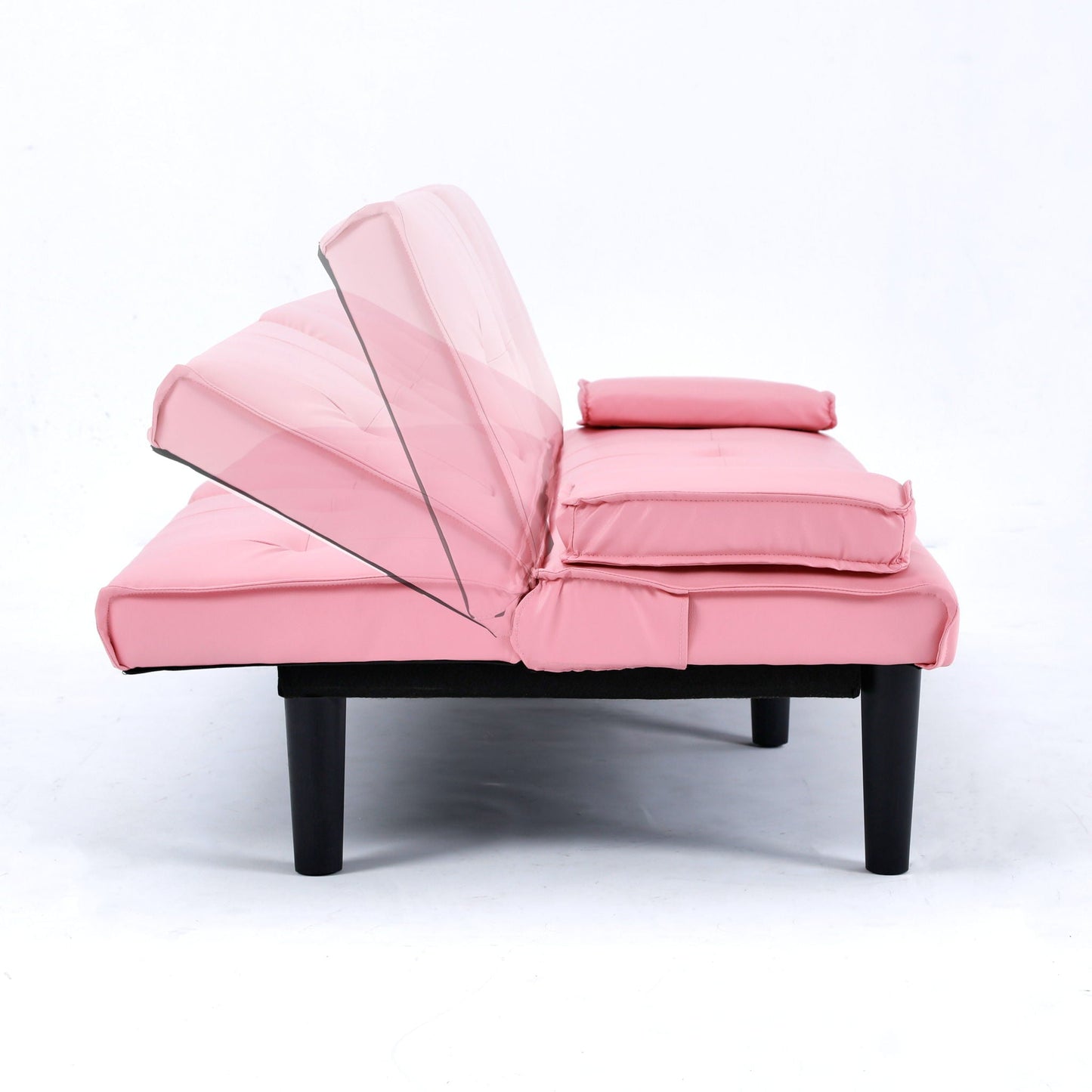 Sofa Bed With Foldable Design And Cup Holder