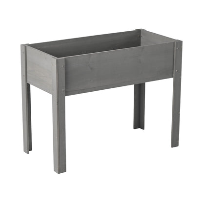 Raised Garden Bed With Legs, Elevated Planter Box For Outdoor Plants
