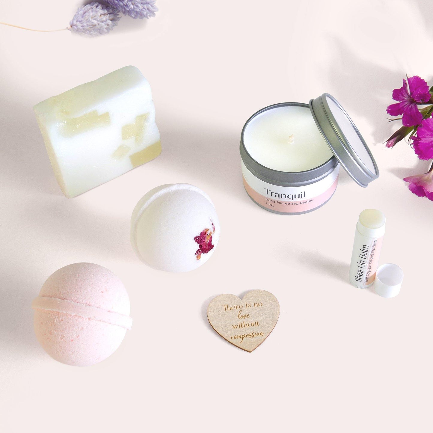 30th Birthday Compass Necklace Spa Gift Box Set