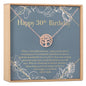 30th Birthday Necklace