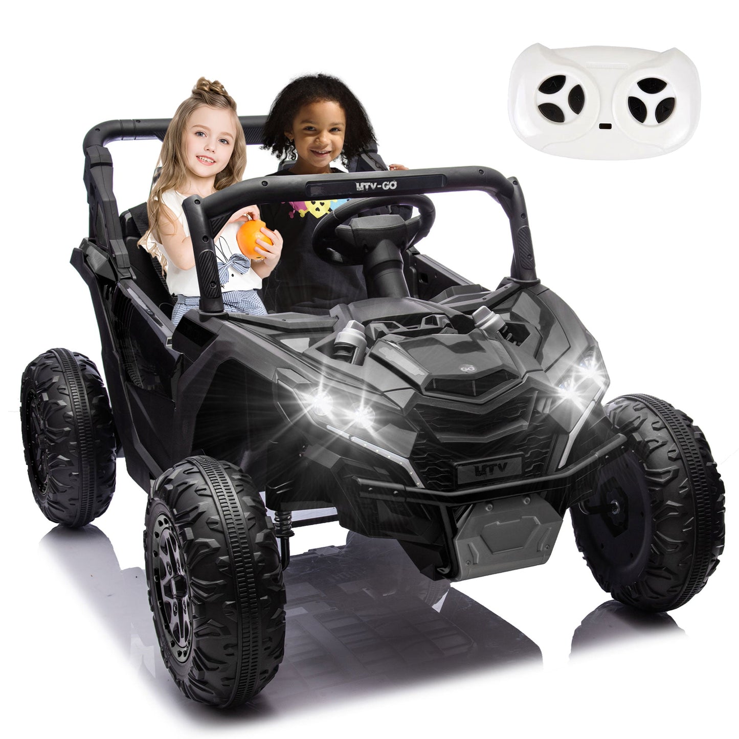24V Two-Seater Kids Ride-On UTV with Parental Remote Control