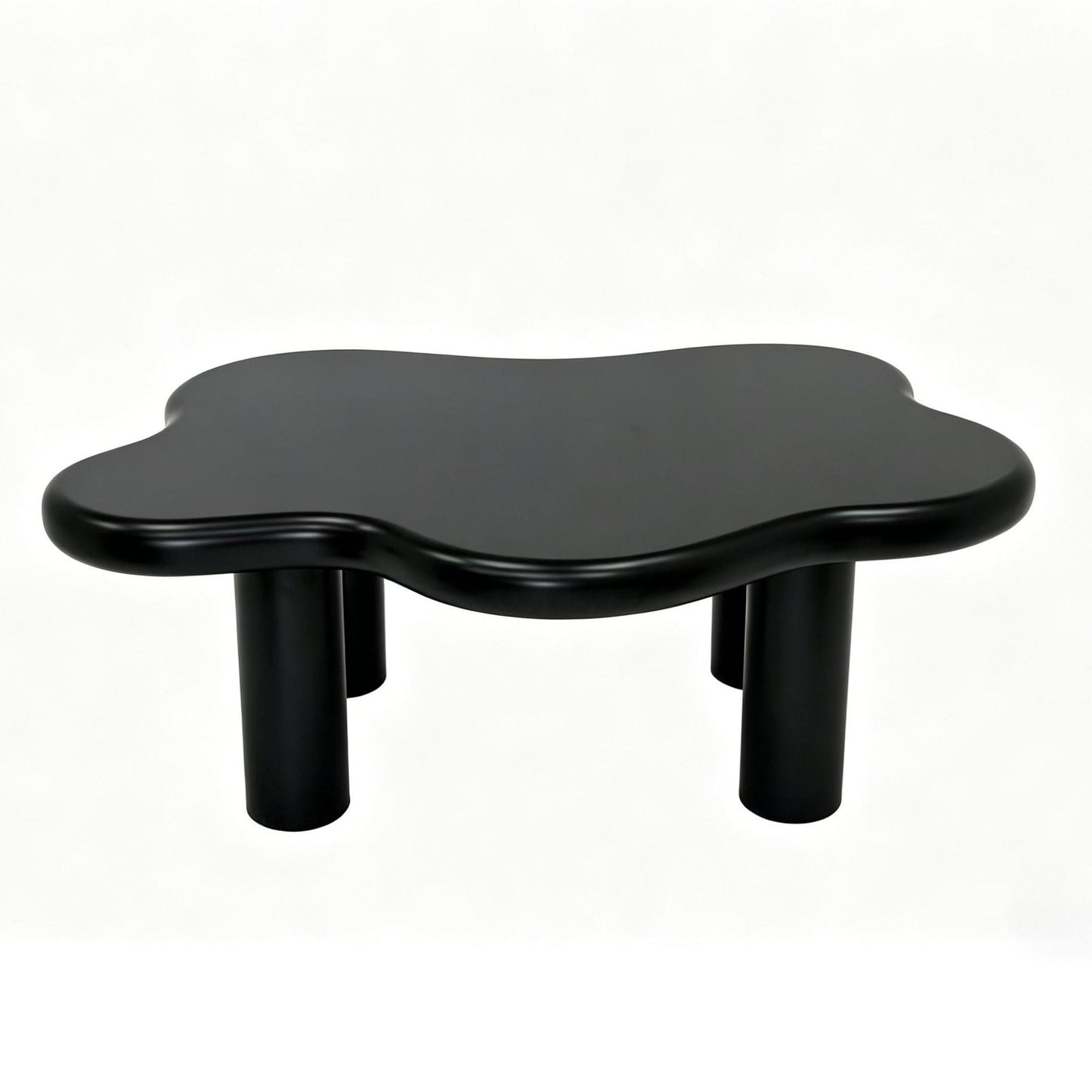 Cloud Shaped Coffee Table With 4 Round Legs
