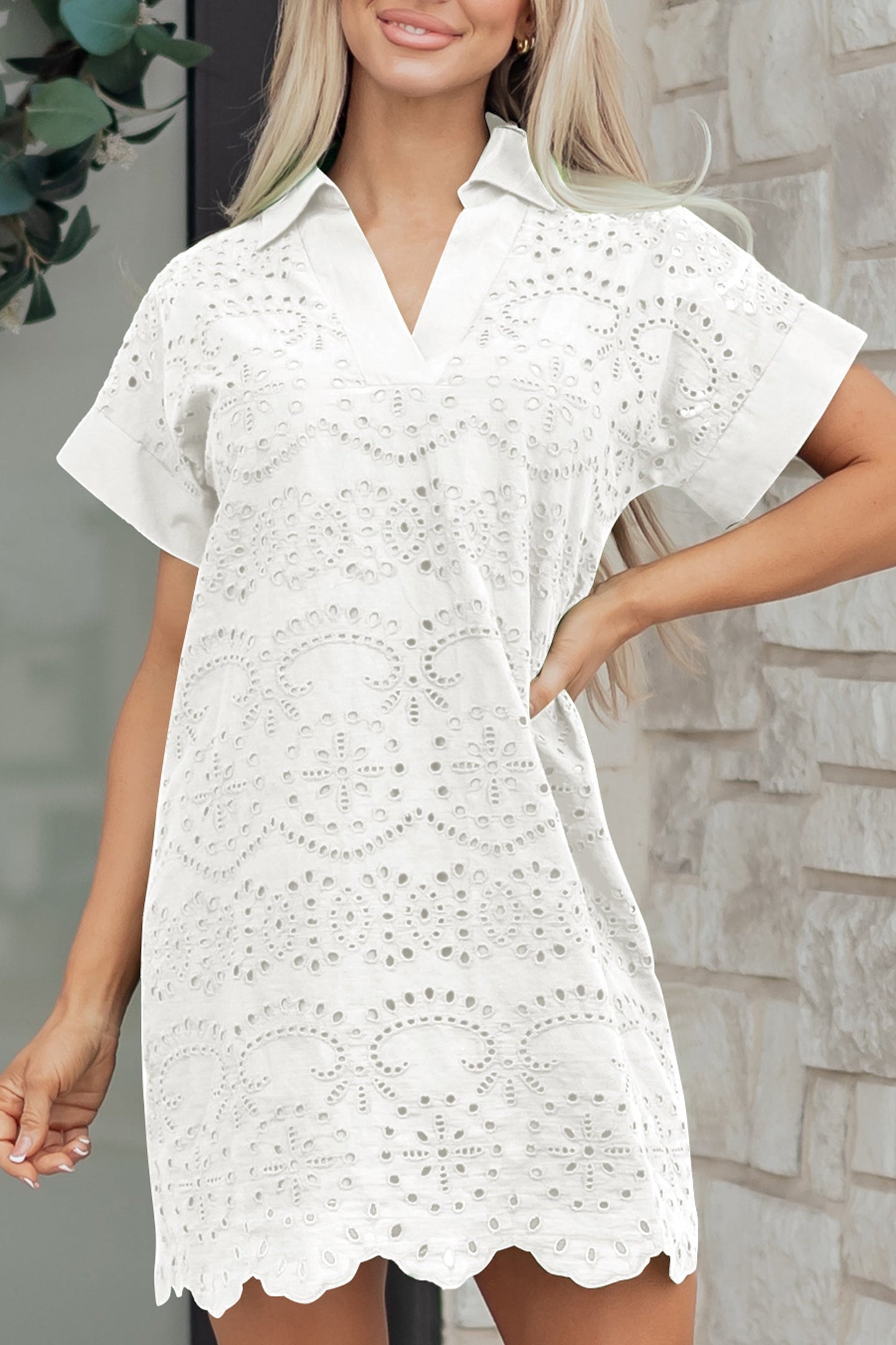 Alice Eyelet Embroidered Dress