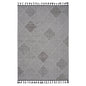 Guros - 6' X 9' Trellis Indoor / Outdoor Area Rug - White / Gray