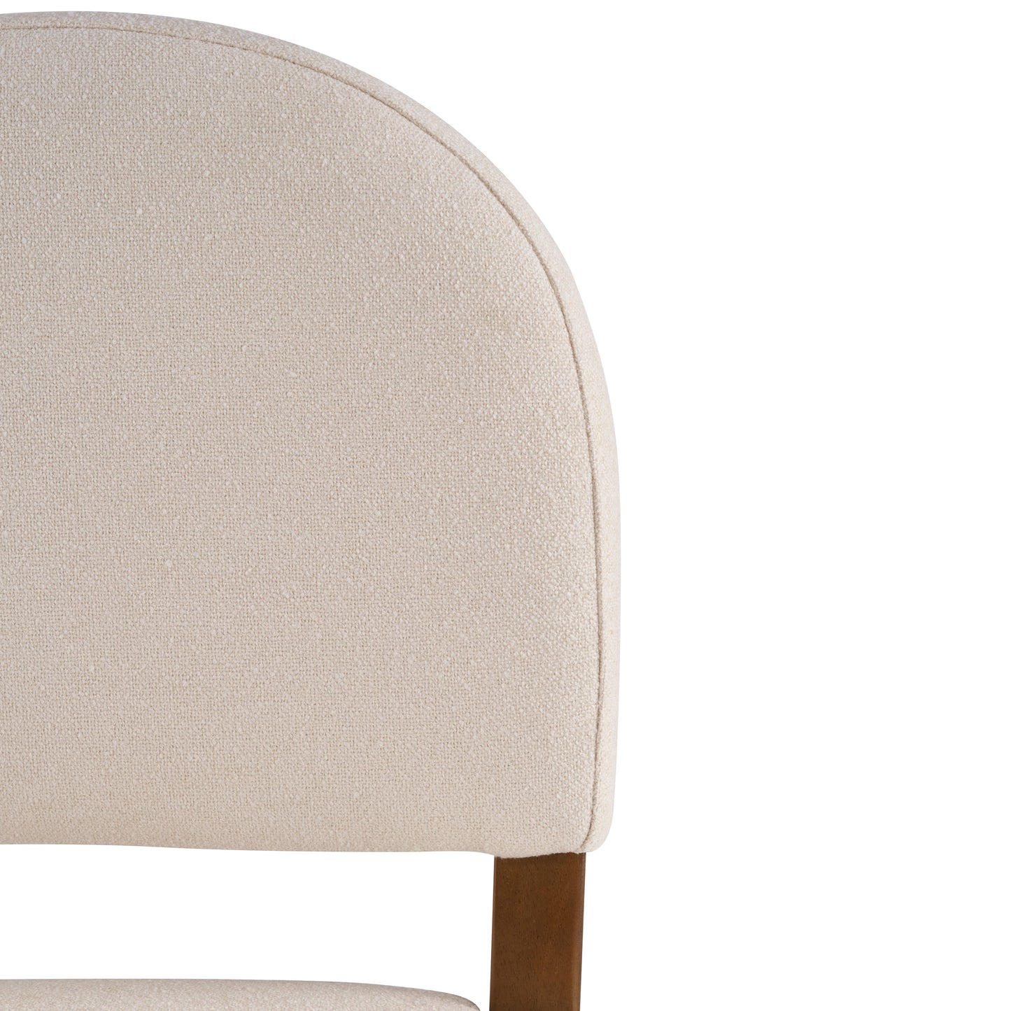 26'' Seat Height Fabric & Rubberwood Bar Stool