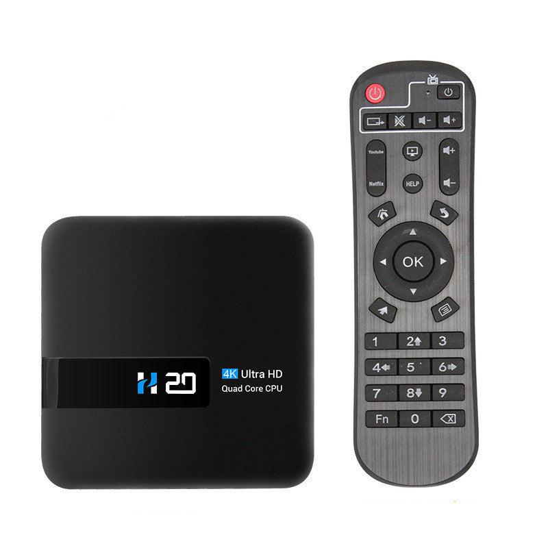 New Black Android RK3228A 2G/16G 4K HD TV BOX four Accessories and qr code manual