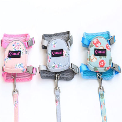 Pet vest type traction rope
