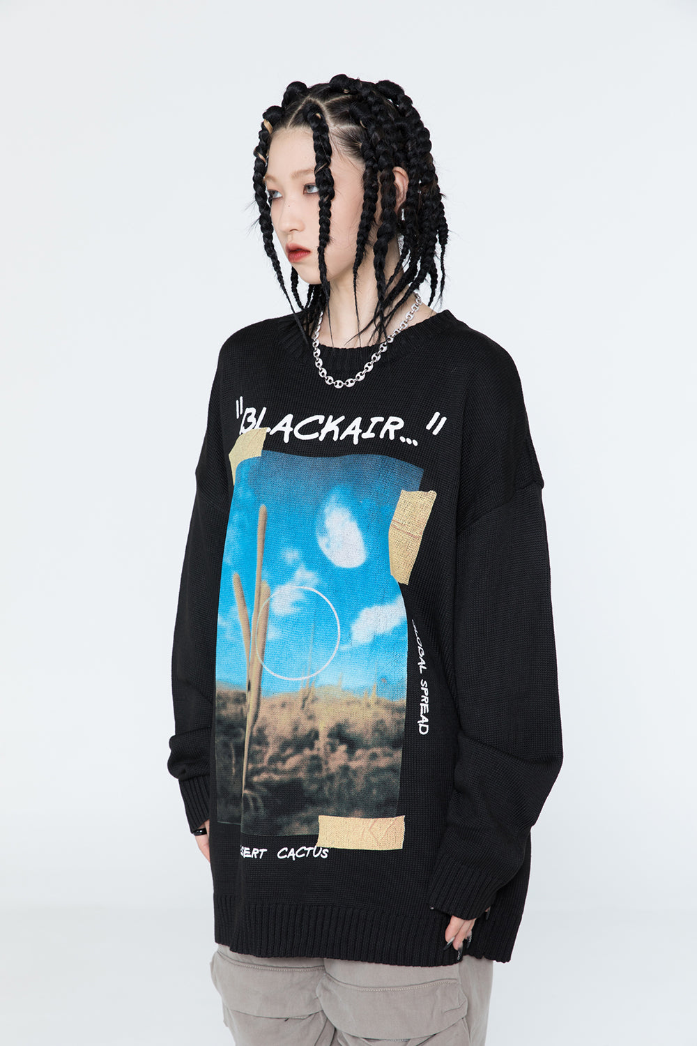 Desert Cactus Knit Sweater
