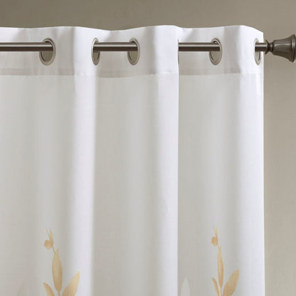 Burnout Printed Curtain Panel (Only 1 Pc Panel)