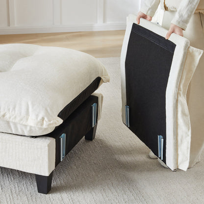 73 Armless Sofa Chenille