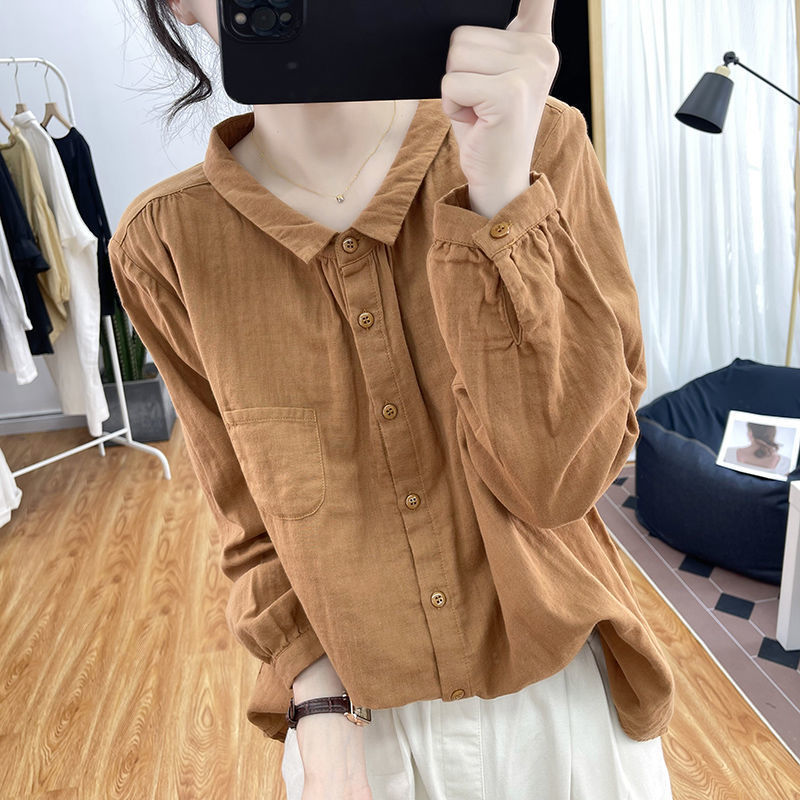 Springautumn Relaxed-fit Youth-boosting Slimming Top For Work