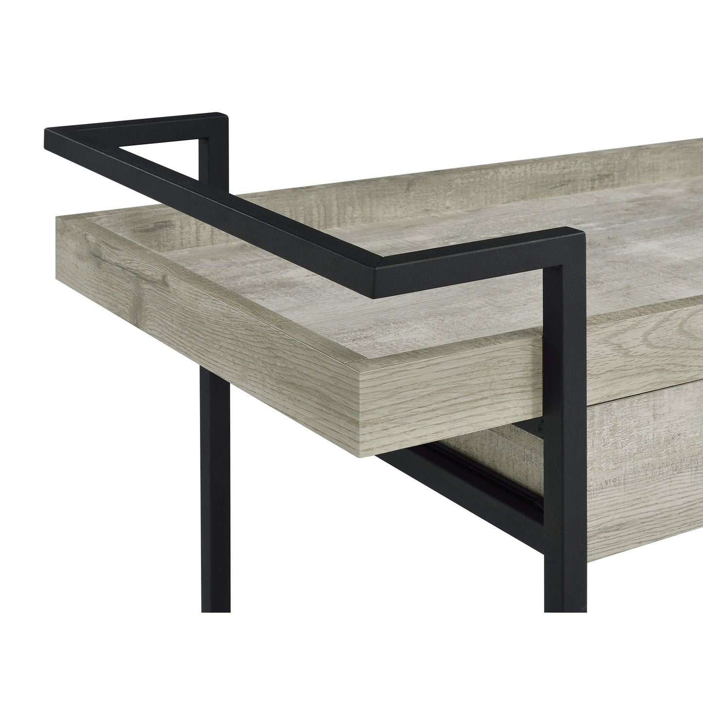Begonia - 1 Drawer Cart - Driftwood