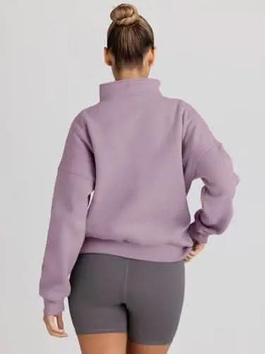 Oversized Half Zip Sweatshirt Cozy by Love Salve