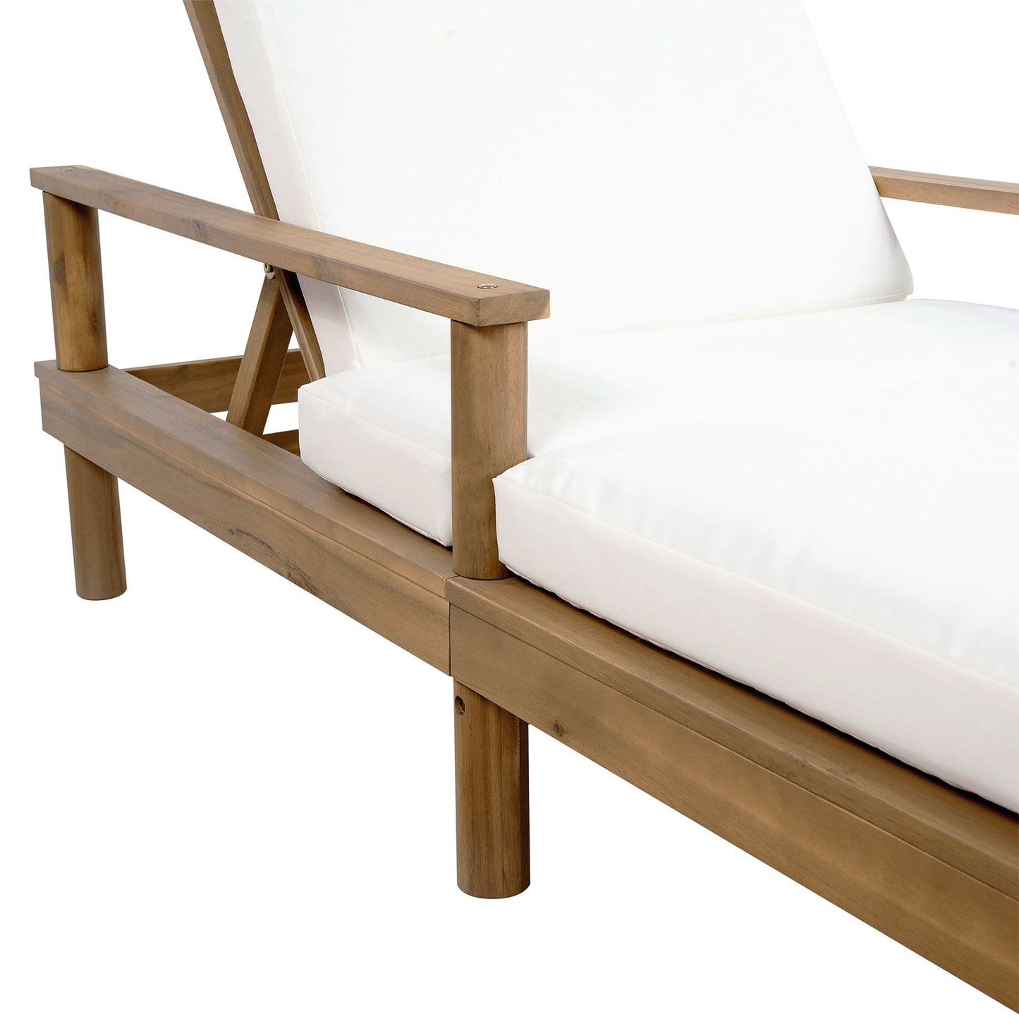 5 Position Adjustable Outdoor Chaise Lounge