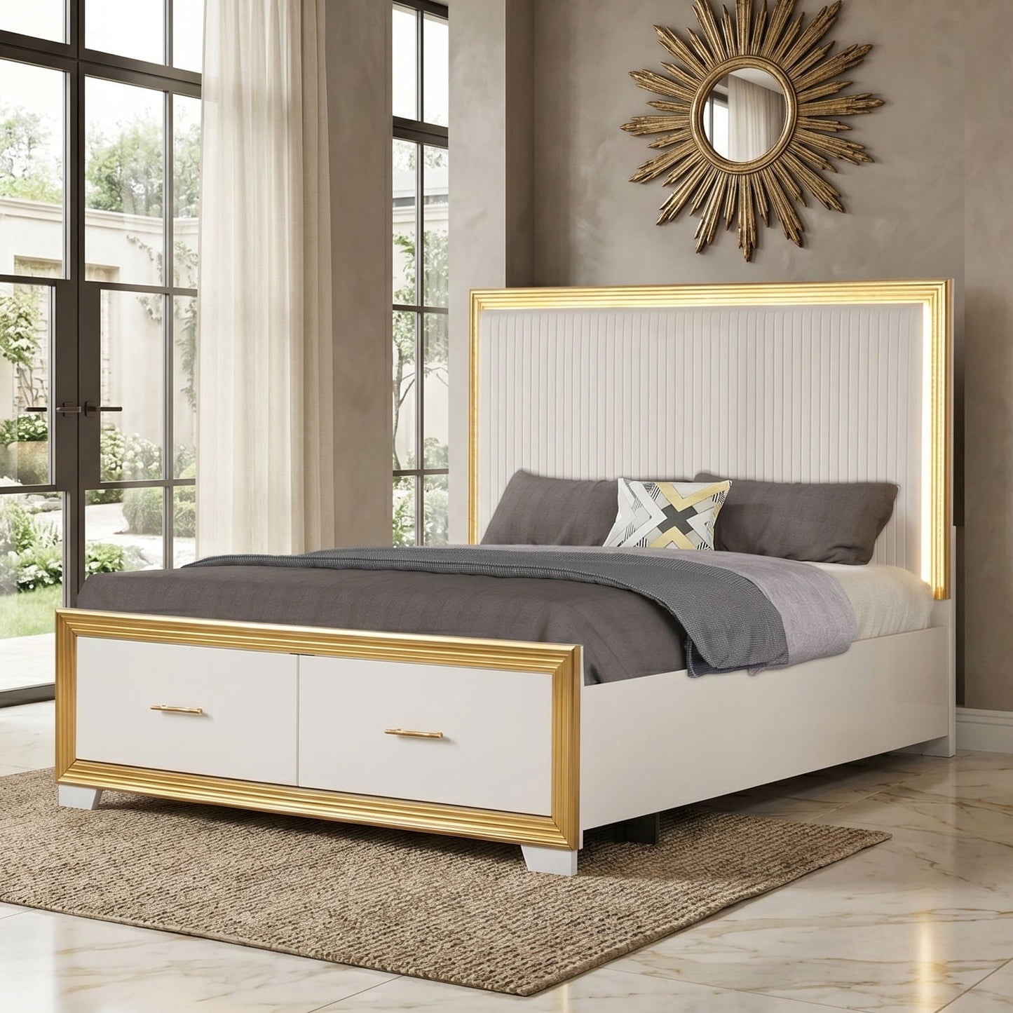 Obsession - Bedroom Set With LED