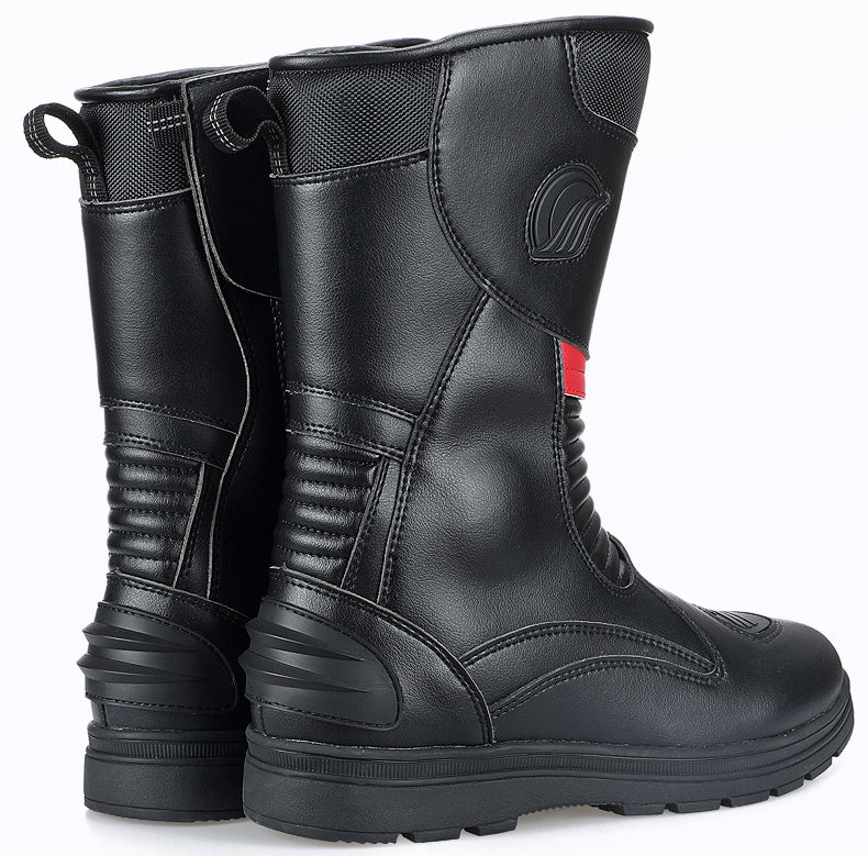 Motorcycle Brigade Equipment Wear-resistant Non-slip Waterproof Road Warm Cycling Shoes