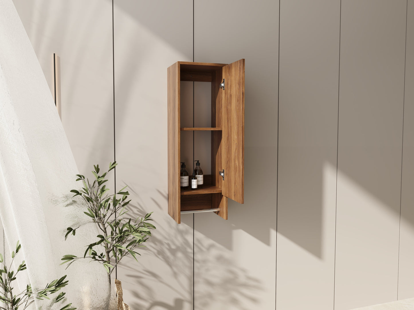 12 Inch Small Wall Mounted Side Cabinet