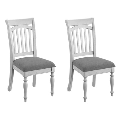 Slat Back Dining Chairs (Set of 2) - Gray