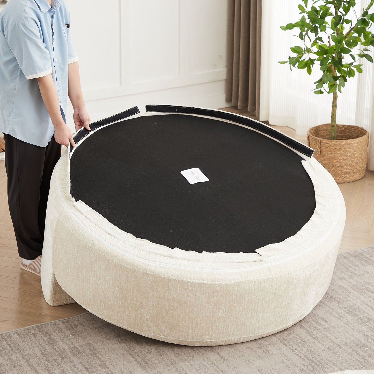 Single 360 Degree Swivel Chair For Living Room