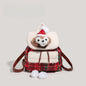 Toddler purse, cute bear backpack, autumn and winter plush backpack purse for girls, day gift christmas backpack small