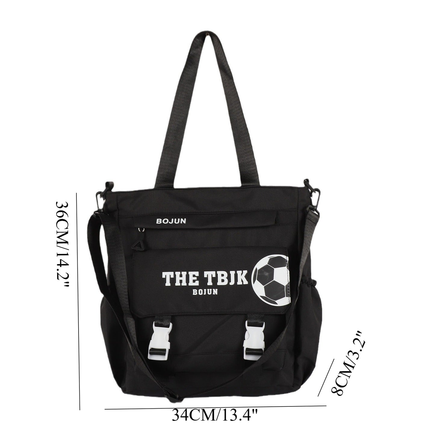 Large capacity tote bag, student cute high school tote bag, tote shoulder bag