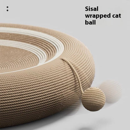Sisal Cat Scratch Board Wear-resistant Non-dandruff Cat Nest Integrated Oversized Cat Rattan Grinding Claw Nest