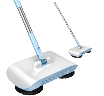 Hand Push Sweeper with Dustpan - All-in-One Household Floor Mop for Easy Cleaning