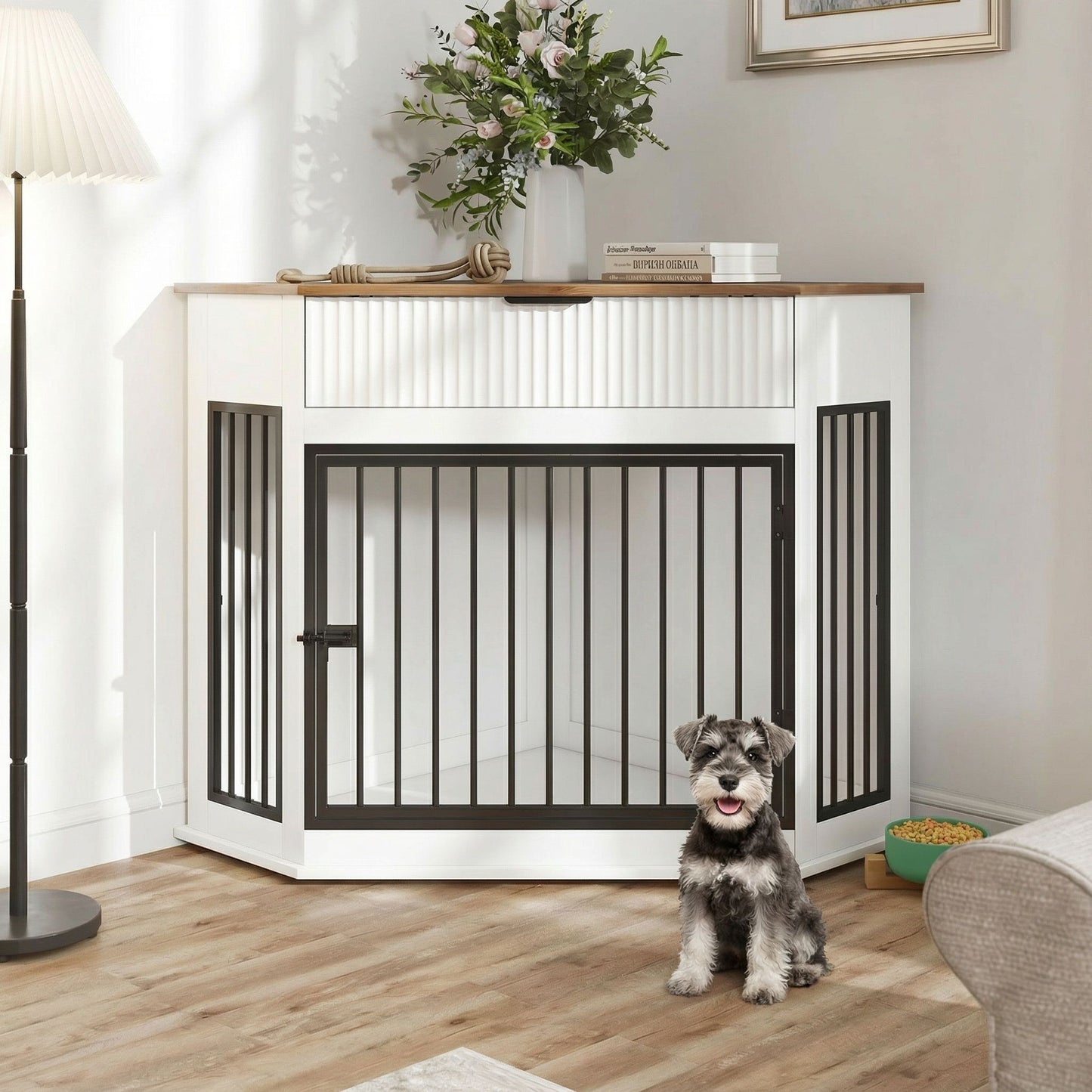 Corner Dog Crate