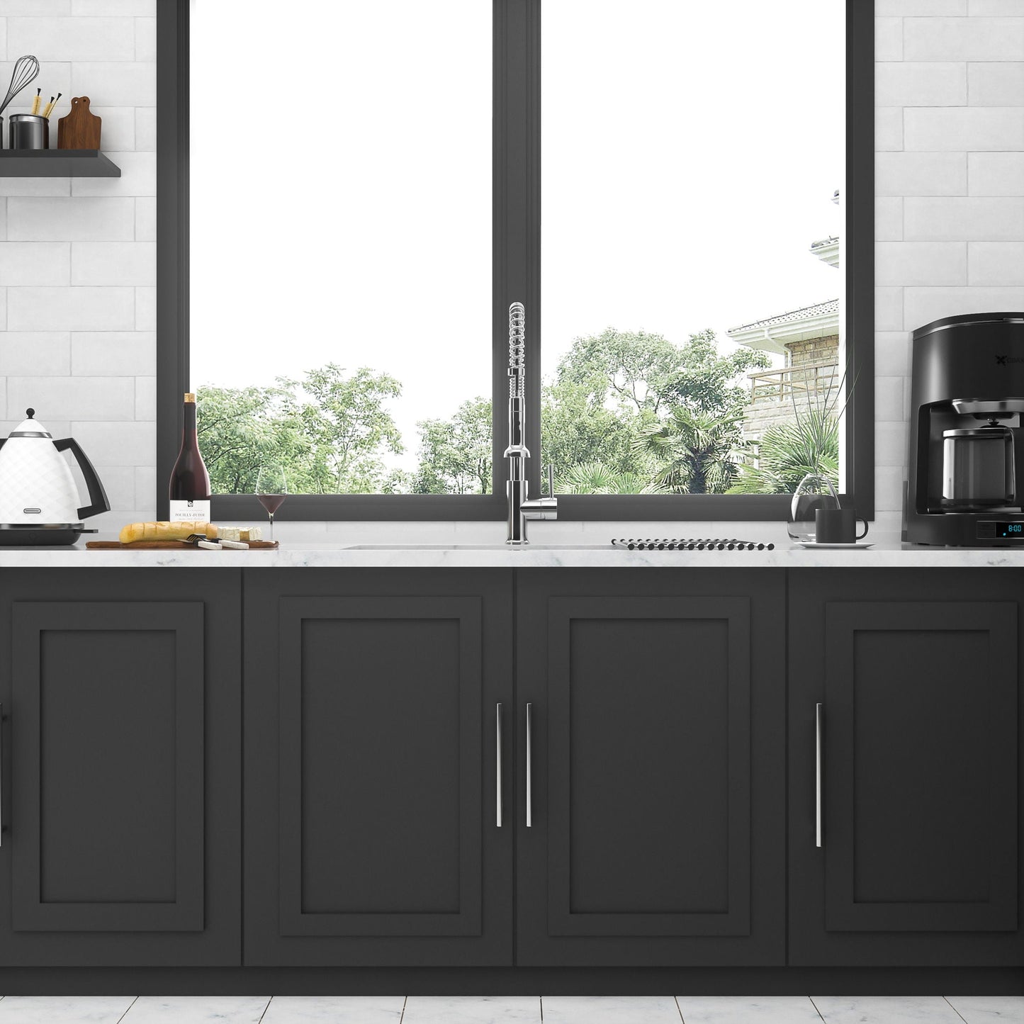 Undermount Steel Kitchen Sink, Deep Single Bowl Basin