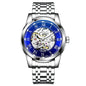 Waterproof Mens Automatic Minimalist Stylish Hollow Mechanical Luminous Watch