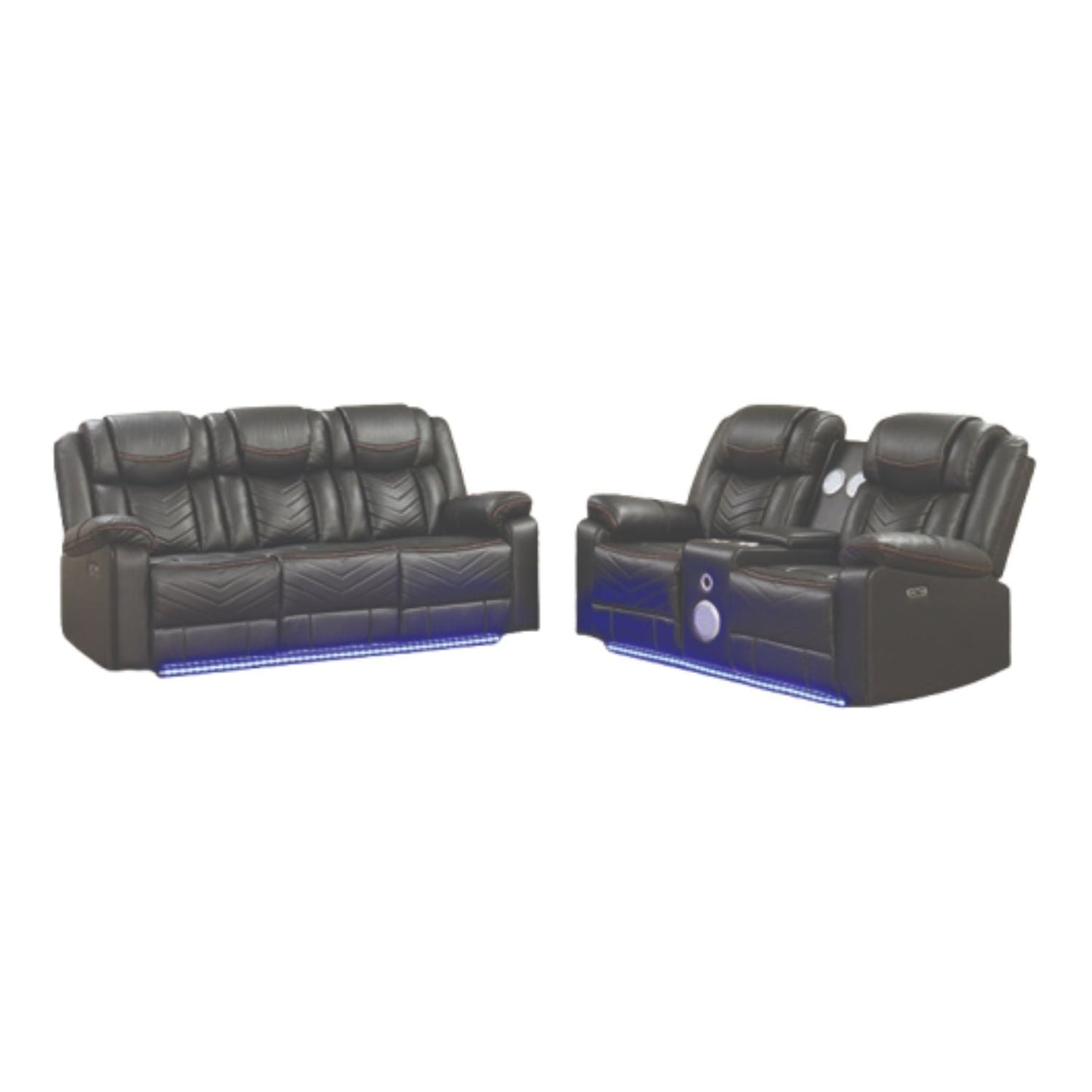 Challenger LED Power Recliner Set