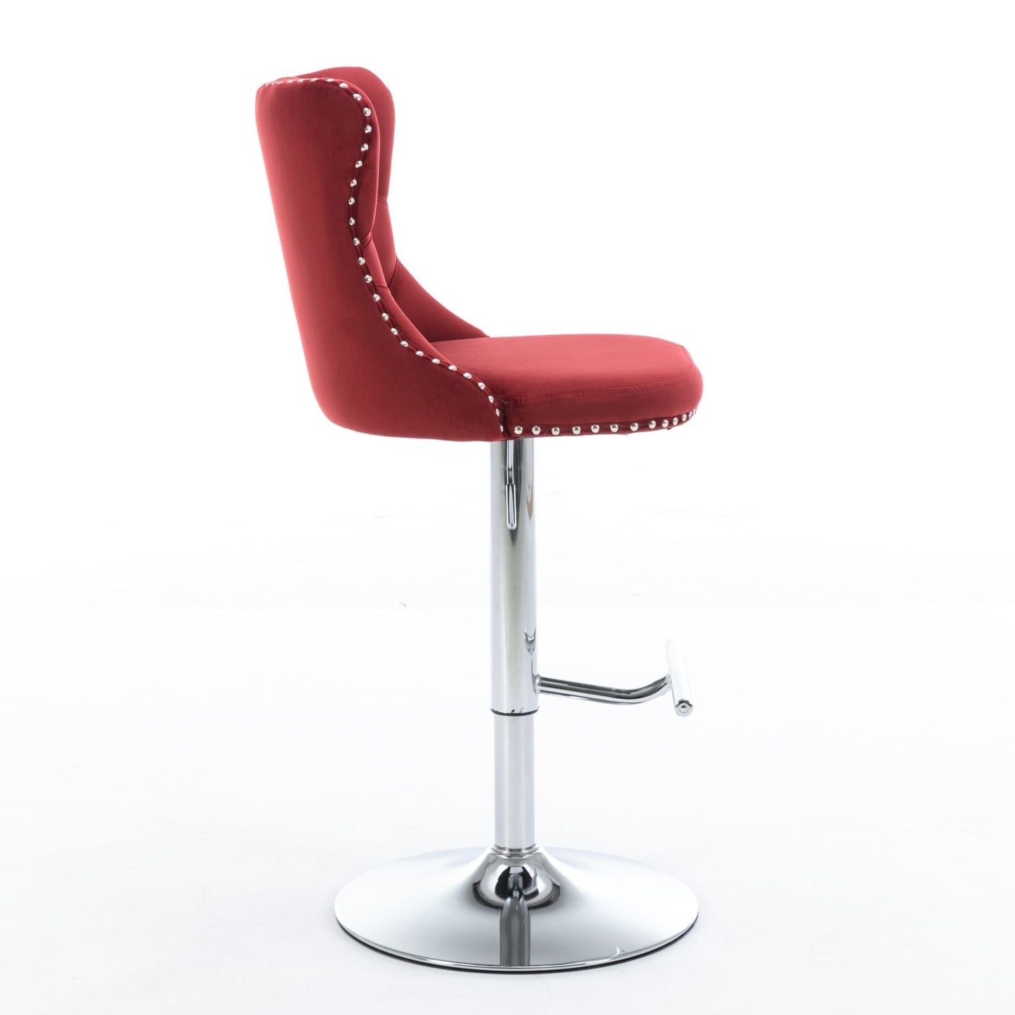 Swivel Adjustable Height Barstools Set of 2