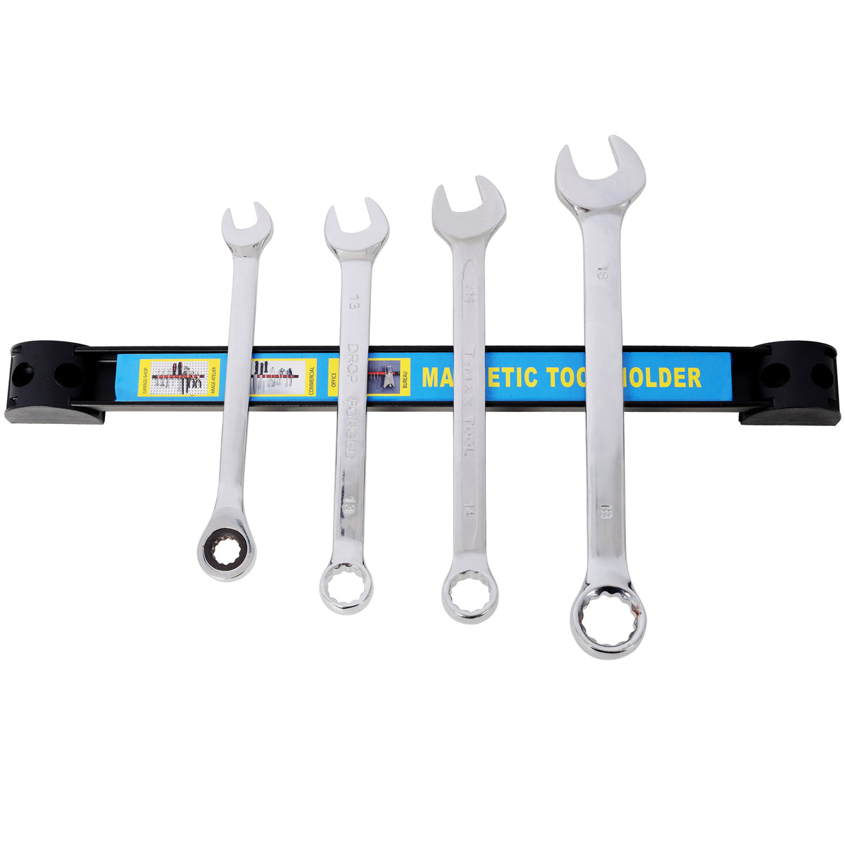 Heavy Duty Magnetic Tool Holder Set with Versatile Lengths – Steel, 6-Pack