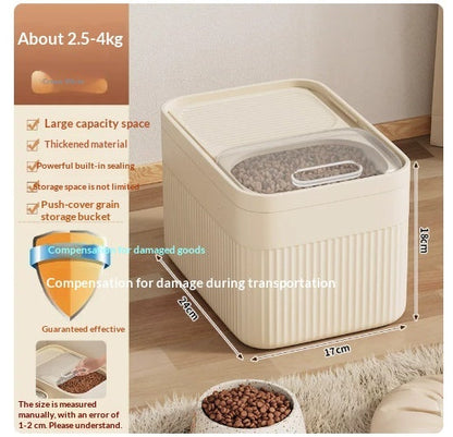 Cat Food Storage Sealed Pet Snacks Freeze-dried Storage Box