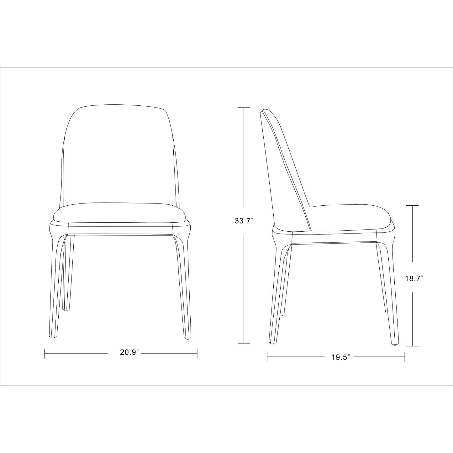 Courding - Dining Chair - Tan