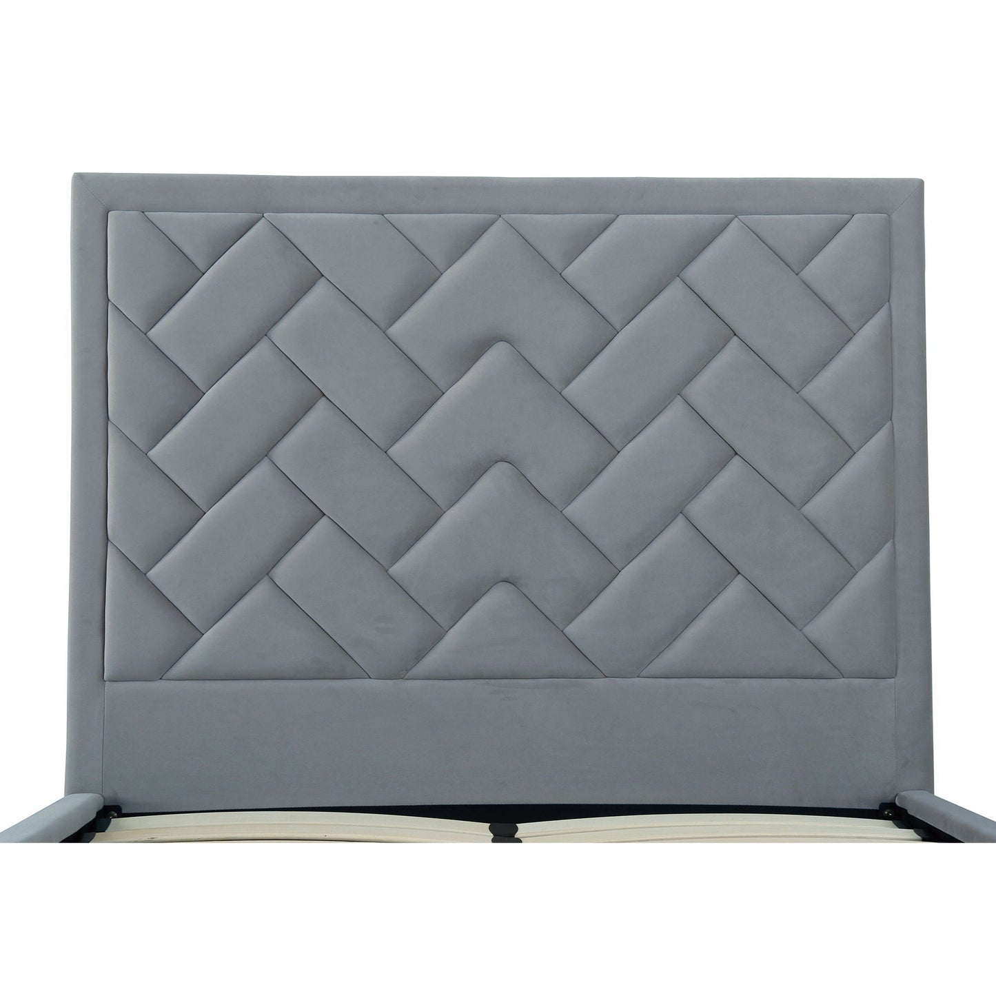 Crosby - Bed With Upholstered Headboard And Slats