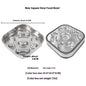 Non-slip Anti-choke 304 Stainless Steel Pet Slow Feeding Bowl