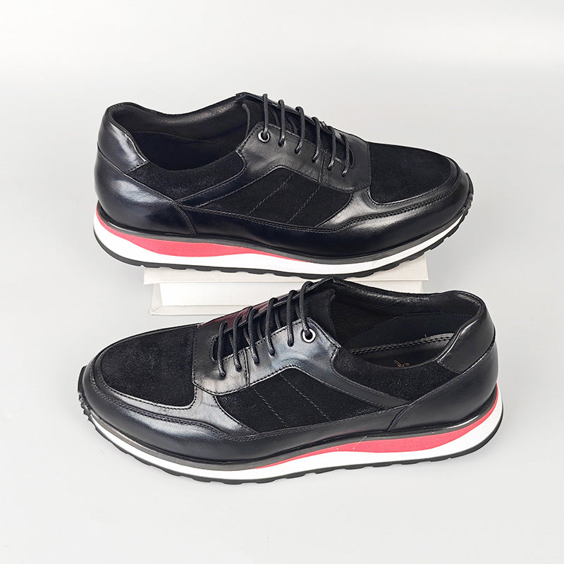 Retro-style British Casual Mens Leather Shoes