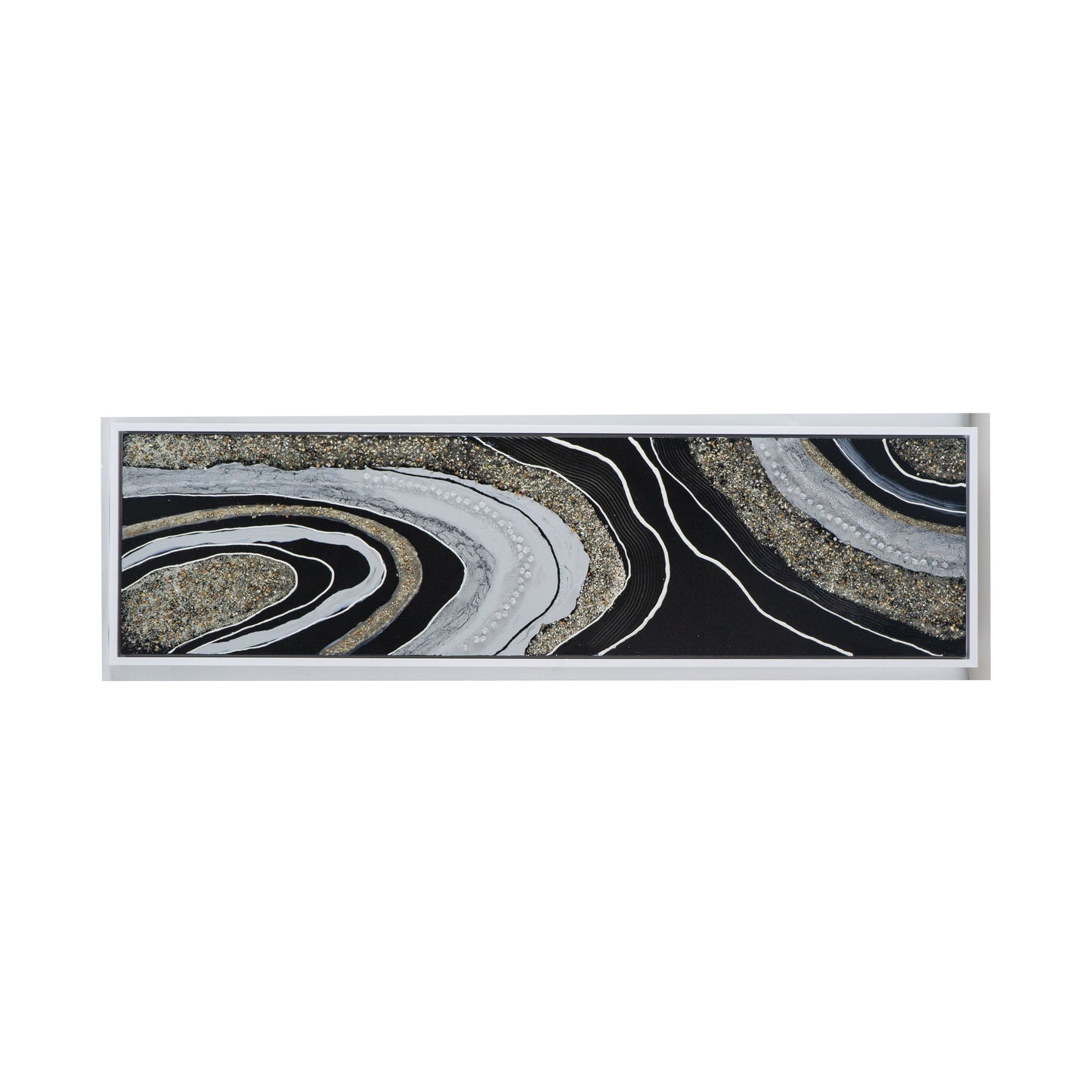 70.9x19.7x1.5 ft Elongated Landscape Rectangle Framed Oil Painting