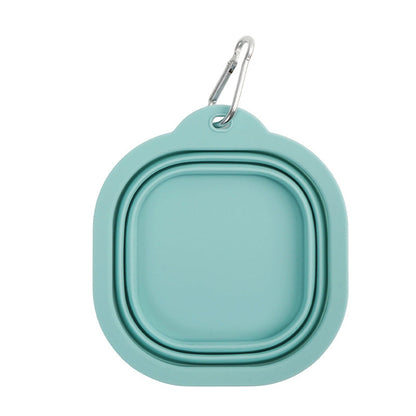Portable Travel-Friendly Foldable Silicone Pet Bowl