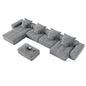 Modern Oversized DIY Combination Modular Sectional Sofa With Pillows