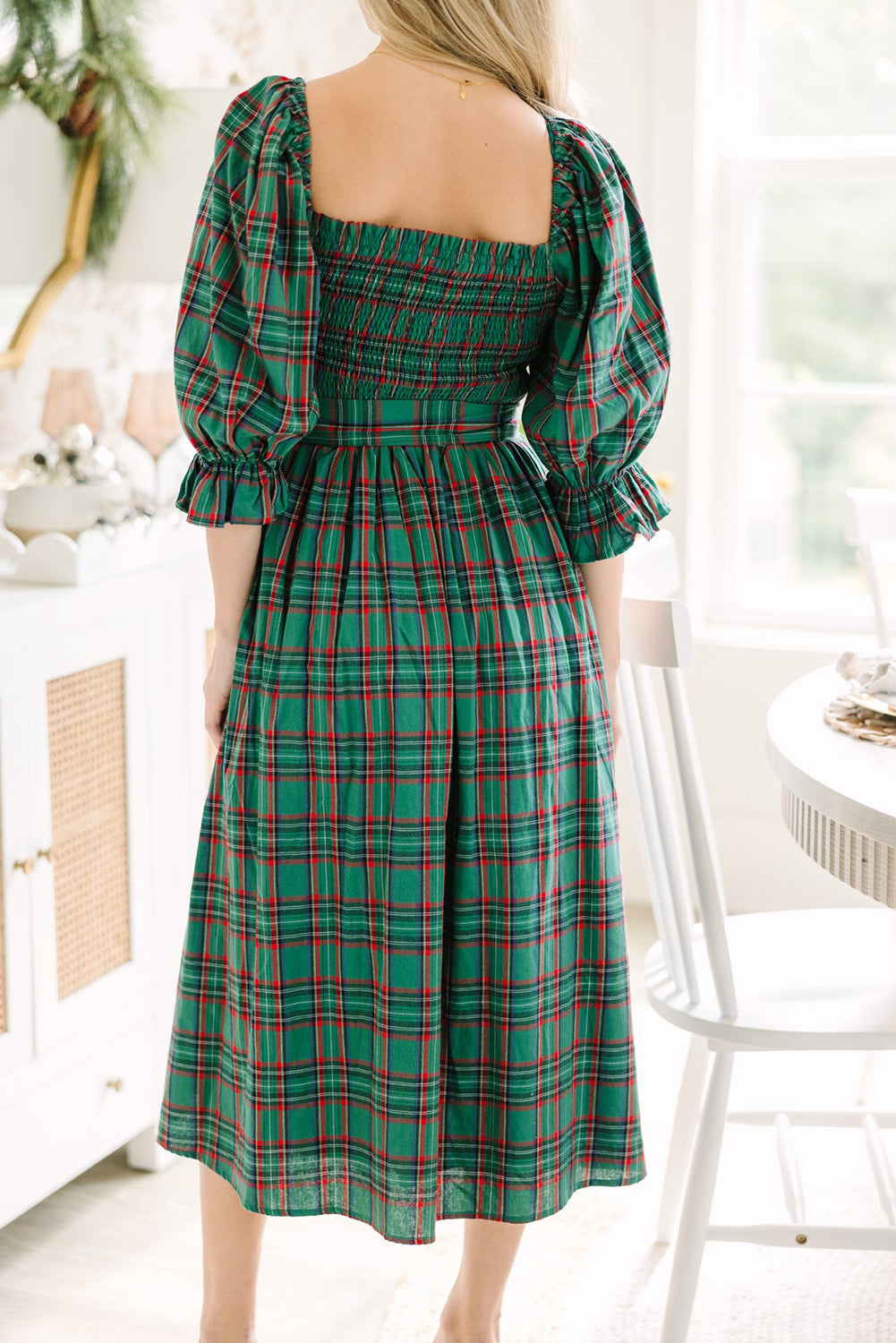 Scarlett Waist Flared Midi Dress