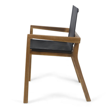 Belfast - Dining Chair With Acacia Wood Frame And Seating (Set of 2)