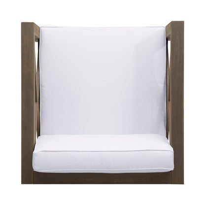Brava Mid-Century Modern Club Chair with Water Resistant Cushions