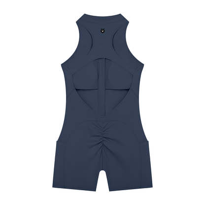 Loki & Ivy Women’s Quarter-Zip Yoga Romper